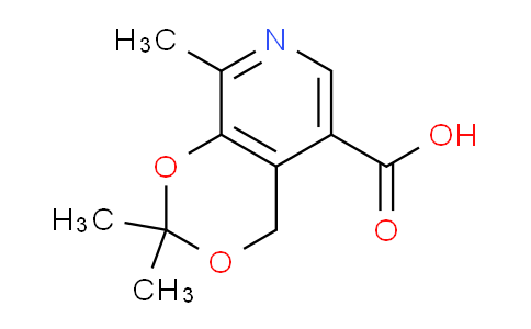 CAS No. 2027-66-9, 2,2,8-Trimethyl-4H-[1,3]dioxino[4,5-c]pyridine-5-carboxylic acid