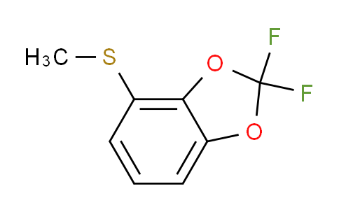 CAS No. 933673-39-3, 2,2-Difluoro-4-(methylthio)benzo[d][1,3]dioxole