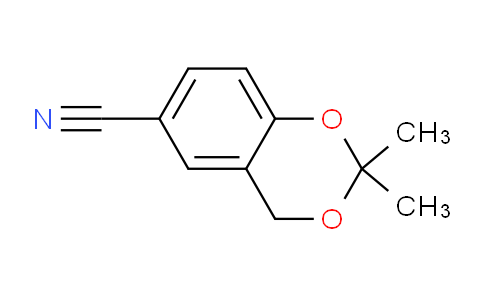 CAS No. 1956331-59-1, 2,2-Dimethyl-4H-benzo[d][1,3]dioxine-6-carbonitrile