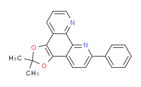 CAS No. 1956378-99-6, 2,2-Dimethyl-6-phenyl-[1,3]dioxolo[4,5-f][1,10]phenanthroline