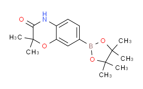 CAS No. 2377233-81-1, 2,2-Dimethyl-7-(4,4,5,5-tetramethyl-1,3,2-dioxaborolan-2-yl)-2H-benzo[b][1,4]oxazin-3(4H)-one