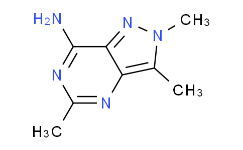 CAS No. 1394021-57-8, 2,3,5-Trimethyl-2H-pyrazolo[4,3-d]pyrimidin-7-amine