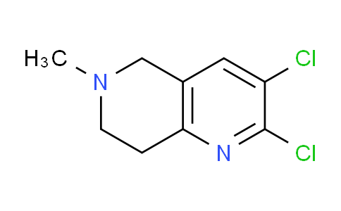 CAS No. 1707727-91-0, 2,3-Dichloro-6-methyl-5,6,7,8-tetrahydro-1,6-naphthyridine