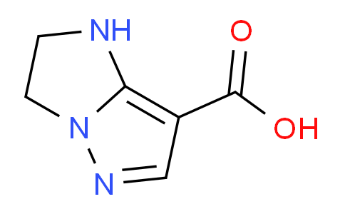 CAS No. 126352-85-0, 2,3-Dihydro-1H-imidazo[1,2-b]pyrazole-7-carboxylic acid