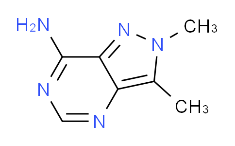 CAS No. 51222-25-4, 2,3-Dimethyl-2H-pyrazolo[4,3-d]pyrimidin-7-amine