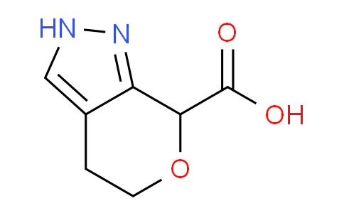 CAS No. 1391732-38-9, 2,4,5,7-Tetrahydropyrano[3,4-c]pyrazole-7-carboxylic acid