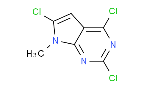 CAS No. 1131992-46-5, 2,4,6-Trichloro-7-methyl-7H-pyrrolo[2,3-d]pyrimidine