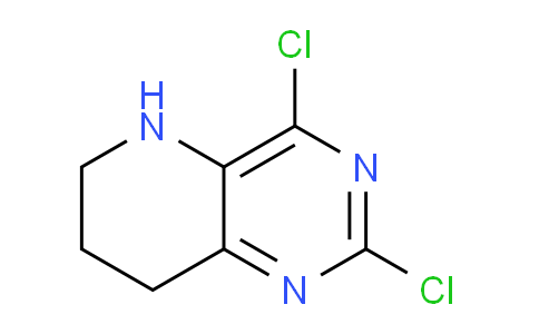 CAS No. 1260669-81-5, 2,4-Dichloro-5,6,7,8-tetrahydropyrido[3,2-d]pyrimidine