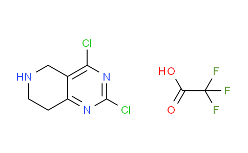 CAS No. 1172930-59-4, 2,4-Dichloro-5,6,7,8-tetrahydropyrido[4,3-d]pyrimidine 2,2,2-trifluoroacetate