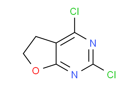 CAS No. 1823731-18-5, 2,4-Dichloro-5,6-dihydrofuro[2,3-d]pyrimidine