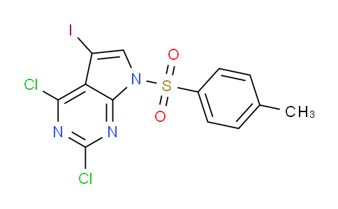 CAS No. 1116240-01-7, 2,4-Dichloro-5-iodo-7-tosyl-7H-pyrrolo[2,3-d]pyrimidine