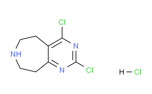 CAS No. 1269449-25-3, 2,4-Dichloro-6,7,8,9-tetrahydro-5H-pyrimido[4,5-d]azepine hydrochloride