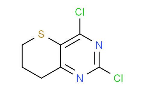 CAS No. 87466-23-7, 2,4-Dichloro-7,8-dihydro-6H-thiopyrano[3,2-d]pyrimidine
