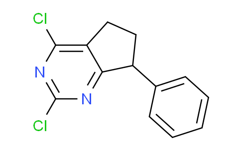 CAS No. 1263868-24-1, 2,4-Dichloro-7-phenyl-6,7-dihydro-5H-cyclopenta[d]pyrimidine