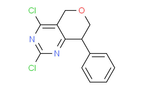CAS No. 1263868-77-4, 2,4-Dichloro-8-phenyl-7,8-dihydro-5H-pyrano[4,3-d]pyrimidine