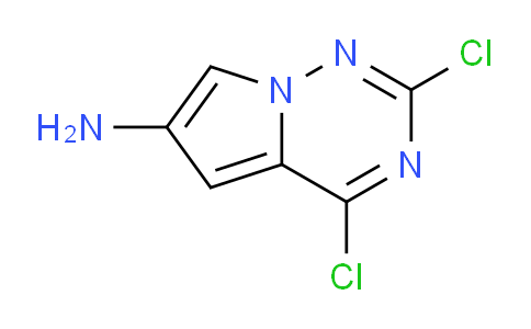 CAS No. 1823364-13-1, 2,4-Dichloropyrrolo[2,1-f][1,2,4]triazin-6-amine