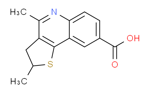 CAS No. 364338-44-3, 2,4-Dimethyl-2,3-dihydrothieno[3,2-c]quinoline-8-carboxylic acid