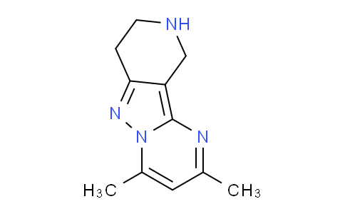CAS No. 1706464-23-4, 2,4-Dimethyl-7,8,9,10-tetrahydropyrido[4',3':3,4]pyrazolo[1,5-a]pyrimidine