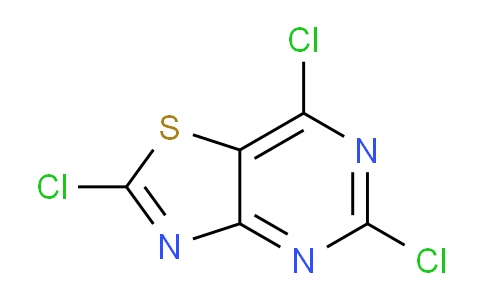 CAS No. 122970-50-7, 2,5,7-Trichlorothiazolo[4,5-d]pyrimidine