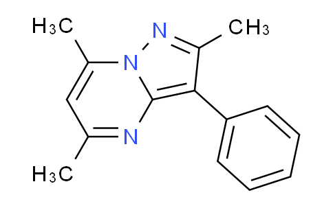 CAS No. 138628-46-3, 2,5,7-Trimethyl-3-phenylpyrazolo[1,5-a]pyrimidine