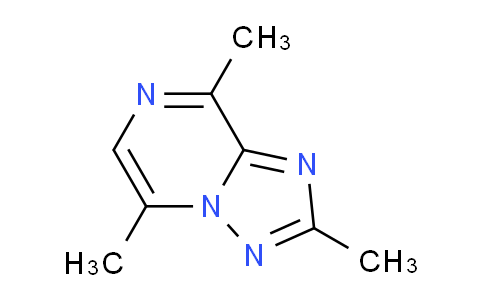 CAS No. 54410-76-3, 2,5,8-Trimethyl-[1,2,4]triazolo[1,5-a]pyrazine