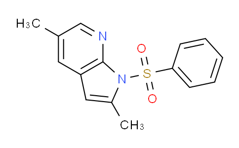 CAS No. 1227270-58-7, 2,5-Dimethyl-1-(phenylsulfonyl)-1H-pyrrolo[2,3-b]pyridine