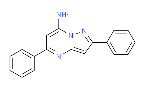 CAS No. 310422-25-4, 2,5-Diphenylpyrazolo[1,5-a]pyrimidin-7-amine