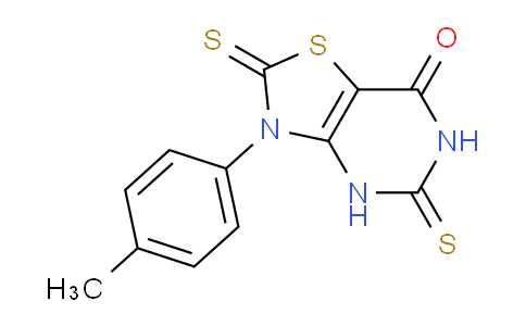 CAS No. 1325304-08-2, 2,5-Dithioxo-3-(p-tolyl)-2,3,5,6-tetrahydrothiazolo[4,5-d]pyrimidin-7(4H)-one