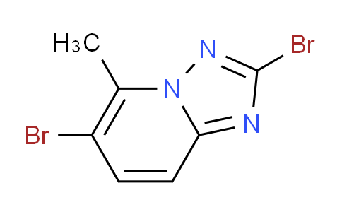 CAS No. 1823367-14-1, 2,6-Dibromo-5-methyl-[1,2,4]triazolo[1,5-a]pyridine
