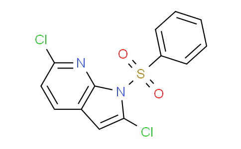 CAS No. 1227266-90-1, 2,6-Dichloro-1-(phenylsulfonyl)-1H-pyrrolo[2,3-b]pyridine
