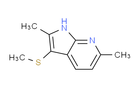 CAS No. 850785-43-2, 2,6-Dimethyl-3-(methylthio)-1H-pyrrolo[2,3-b]pyridine