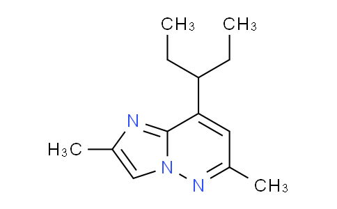 CAS No. 910552-63-5, 2,6-Dimethyl-8-(pentan-3-yl)imidazo[1,2-b]pyridazine