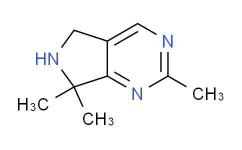 CAS No. 1823951-91-2, 2,7,7-Trimethyl-6,7-dihydro-5H-pyrrolo[3,4-d]pyrimidine