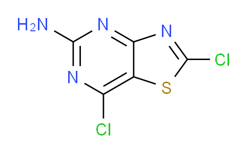 CAS No. 1266572-32-0, 2,7-Dichlorothiazolo[4,5-d]pyrimidin-5-amine