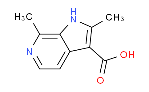 CAS No. 1227268-93-0, 2,7-Dimethyl-1H-pyrrolo[2,3-c]pyridine-3-carboxylic acid