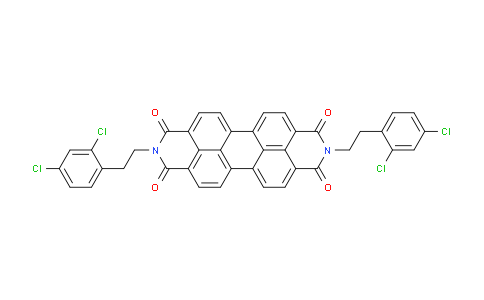 CAS No. 1956386-08-5, 2,9-Bis(2,4-dichlorophenethyl)anthra[2,1,9-def:6,5,10-d'e'f']diisoquinoline-1,3,8,10(2H,9H)-tetraone