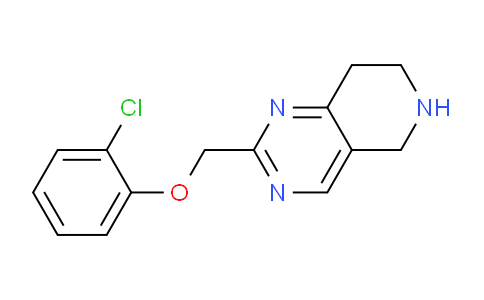 CAS No. 1177479-51-4, 2-((2-Chlorophenoxy)methyl)-5,6,7,8-tetrahydropyrido[4,3-d]pyrimidine