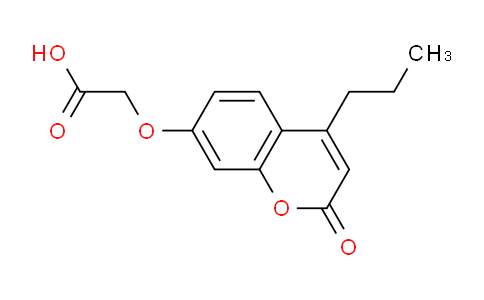 CAS No. 304896-86-4, 2-((2-Oxo-4-propyl-2H-chromen-7-yl)oxy)acetic acid