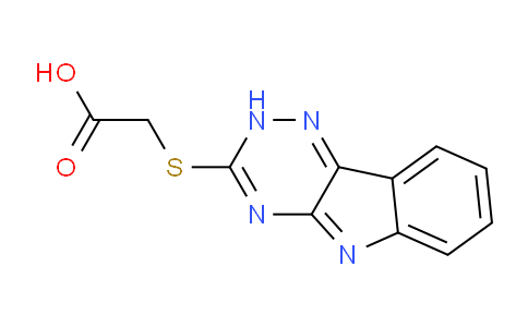 CAS No. 24838-13-9, 2-((2H-[1,2,4]Triazino[5,6-b]indol-3-yl)thio)acetic acid