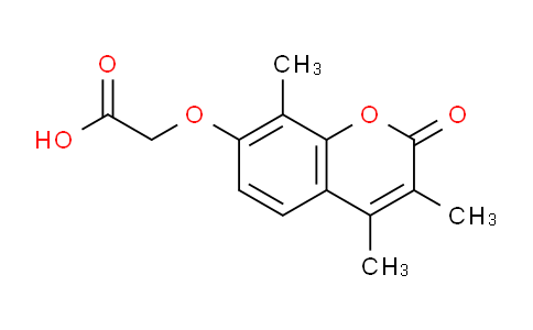 CAS No. 374762-29-5, 2-((3,4,8-Trimethyl-2-oxo-2H-chromen-7-yl)oxy)acetic acid