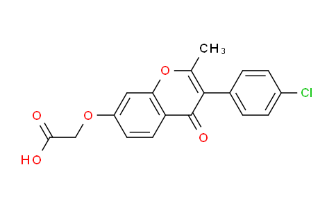 CAS No. 929417-54-9, 2-((3-(4-Chlorophenyl)-2-methyl-4-oxo-4H-chromen-7-yl)oxy)acetic acid