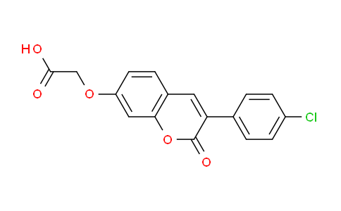 CAS No. 141113-52-2, 2-((3-(4-Chlorophenyl)-2-oxo-2H-chromen-7-yl)oxy)acetic acid