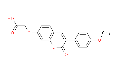CAS No. 141113-51-1, 2-((3-(4-Methoxyphenyl)-2-oxo-2H-chromen-7-yl)oxy)acetic acid