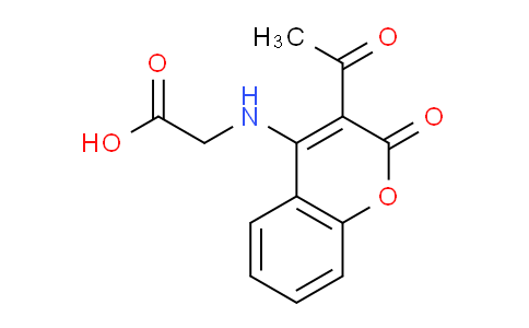 CAS No. 1269532-19-5, 2-((3-Acetyl-2-oxo-2H-chromen-4-yl)amino)acetic acid
