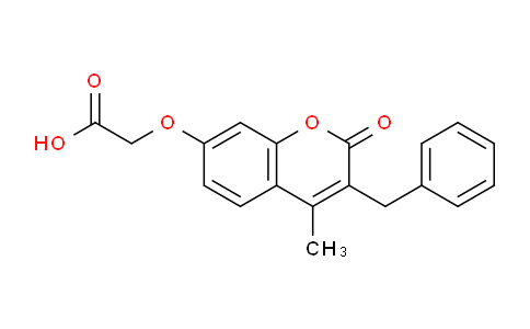 CAS No. 327043-38-9, 2-((3-Benzyl-4-methyl-2-oxo-2H-chromen-7-yl)oxy)acetic acid