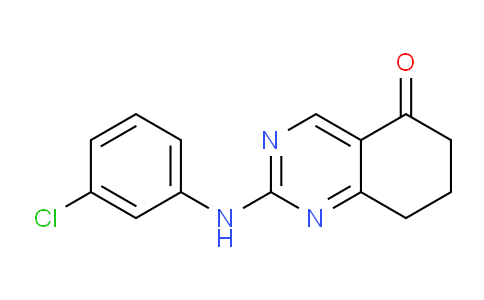CAS No. 1383718-48-6, 2-((3-Chlorophenyl)amino)-7,8-dihydroquinazolin-5(6H)-one