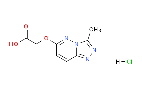 CAS No. 1184993-14-3, 2-((3-Methyl-[1,2,4]triazolo[4,3-b]pyridazin-6-yl)oxy)acetic acid hydrochloride