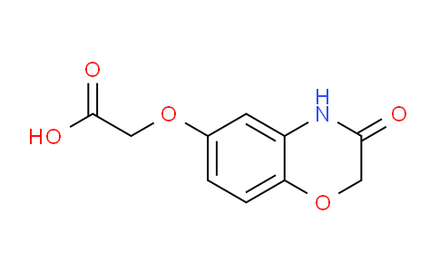 CAS No. 893781-87-8, 2-((3-Oxo-3,4-dihydro-2H-benzo[b][1,4]oxazin-6-yl)oxy)acetic acid