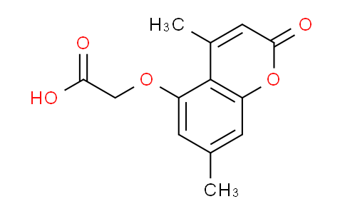 CAS No. 169116-78-3, 2-((4,7-Dimethyl-2-oxo-2H-chromen-5-yl)oxy)acetic acid