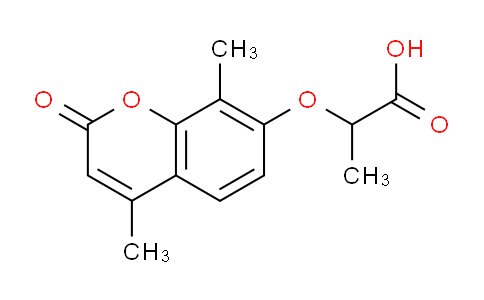 CAS No. 432540-82-4, 2-((4,8-Dimethyl-2-oxo-2H-chromen-7-yl)oxy)propanoic acid